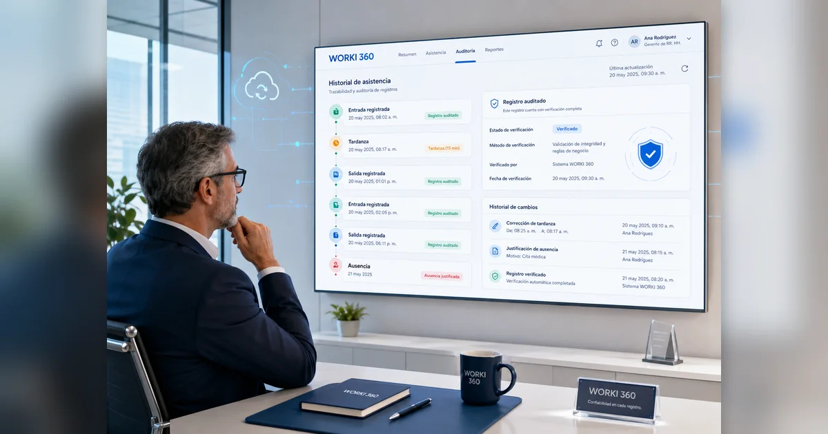 Control de asistencia inteligente para empresas modernas