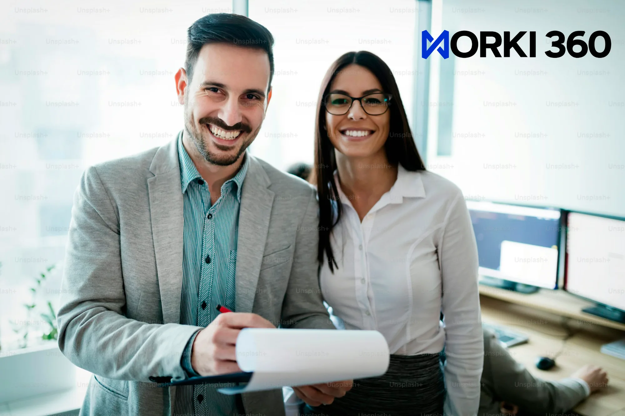 Socios de Worki 360 celebrando nuevos acuerdos de partnership